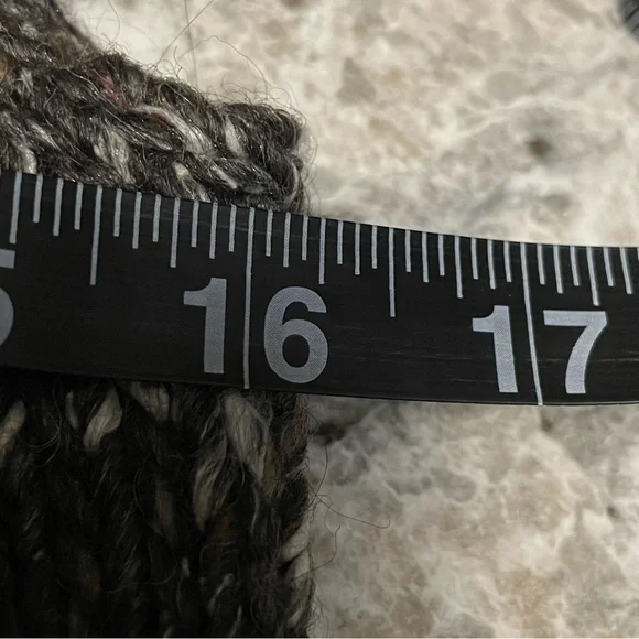 Aritzia Wilfred Dunkirk Wool Alpaca Silk Knit Cardigan Vest Size S Brown - Picture 11 of 11